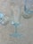 Mid-Century Modern Vintage Mid Century Aqua Blue Tint Wine Goblets- 6 For Sale - Image 3 of 9