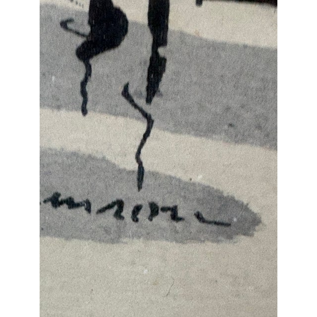 1950s Mid-Century Modern John Haymson Cityscape Framed Serigraphs - Pair For Sale - Image 10 of 10