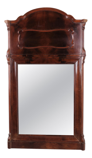 Antique Mahogany Mirror from the 1880s