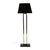 Luxurious Eichholtz Arlington designer floor lamp made of stainless steel, featuring a rectangular granite base and a dark...