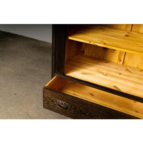 Art Nouveau Oak Cabinet For Sale - Image 15 of 16