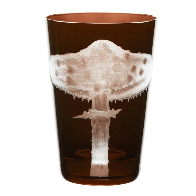 Not Yet Made - Made To Order ARTEL Mushrooms Collection Tumblers in Walnut - Set of 6 For Sale - Image 5 of 7