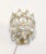 Glass Vintage Crystal Wall Sconces Pair For Sale - Image 7 of 16
