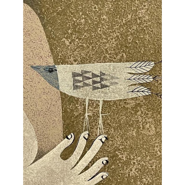 Sami Briss, Alice and Her Bird, Watercolor For Sale - Image 7 of 13