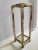 Vintage 1970s Brass and Glass Pedestal For Sale In New York - Image 6 of 7