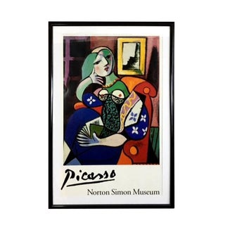 1996 Norton Simon "Picasso's Woman With a Book" Museum Poster For Sale