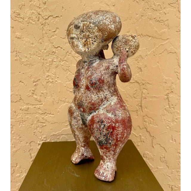 Nayarit Chinesco Standing Female Figurine For Sale In Miami - Image 6 of 8