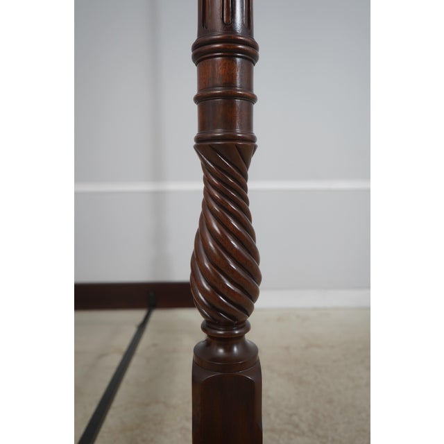 Henkel Harris Model 307 Mahogany Queen Size Poster Bed For Sale - Image 14 of 17
