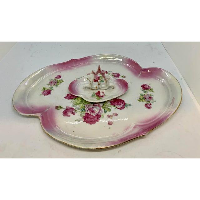 1940s Shabby Chic Vanity Tray For Sale In Tampa - Image 6 of 6