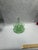 Mid-Century Modern Vintage Vaseline / Uranium Green Pressed Glass Decanter and Cordial Set With Tray - 8 pcs For Sale - Image 3 of 11