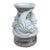 Vintage Neoclassical Cast Stone Triple Dolphin Garden Pedestal For Sale