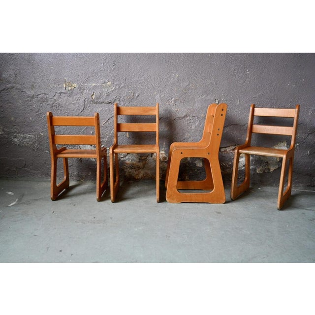 Children's Table and Activity Chairs, 1960s, Set of 5 For Sale - Image 15 of 18