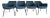 Coalesse Bindu Chairs Set of 4 For Sale