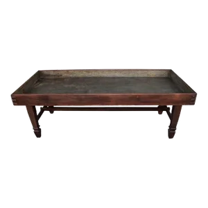 19th Century Dairy Sorting Table With Tin Liner