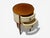 Halvdan Petterson, Nightstands, Leather, Beech, Brass, Sweden, 1950s For Sale - Image 10 of 14