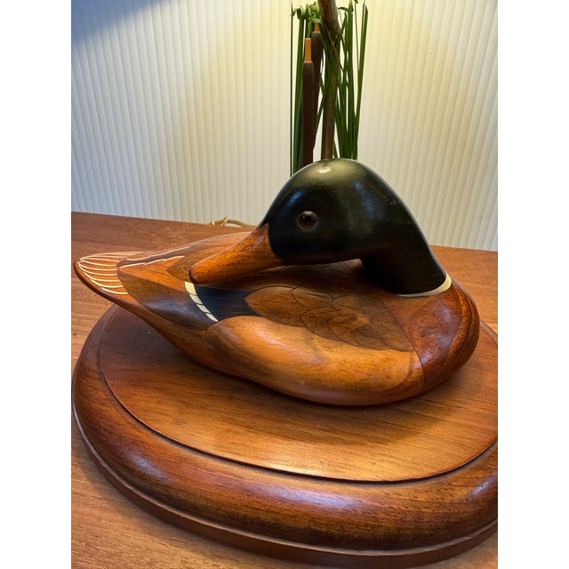 Turkey Swamp Duck Decoy Table Lamp For Sale - Image 4 of 12