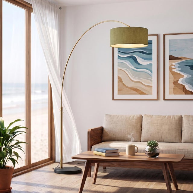 Where Marble Meets Brass - A Statement That Arcs Above the Rest. Reimagined For Modern Living Designed by Peter Morelli in...