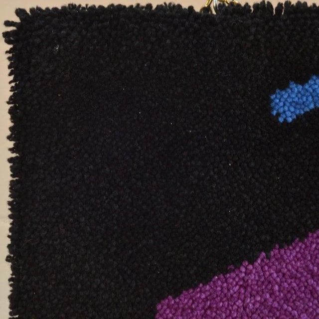 Abstract Vibrant Wall Tapestry by Junghans, 1960s For Sale - Image 6 of 12