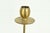 Robert Jarvie Style Antique Arts & Crafts Turned Brass Tall Candlesticks, Pair For Sale In South Bend - Image 6 of 11