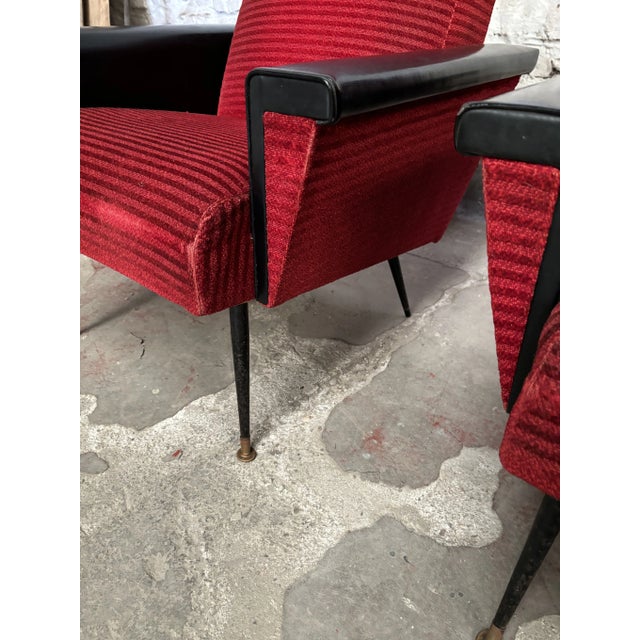Set of Vintage Lounge Chairs For Sale - Image 11 of 12