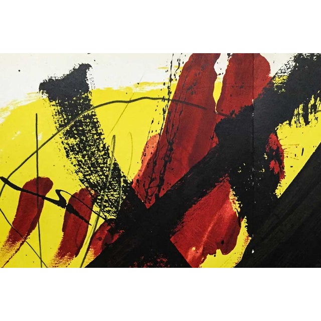 Antoni Tapies Original Limited Ed. No.83 Double Color Lithograph For Sale - Image 4 of 6