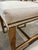 Early 21st Century Attributed Made Goods Hide and Teak Side Chair For Sale - Image 5 of 6