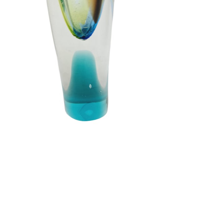 Glass Vase by J. Hospodka for Chribska Glassworks, Czechoslovakia, 1960s For Sale - Image 7 of 17