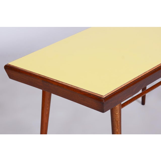 Set of Mid-Century Chairs in Beech & Walnut attributed to Antonín Šuman, Czech, 1950s For Sale - Image 6 of 13