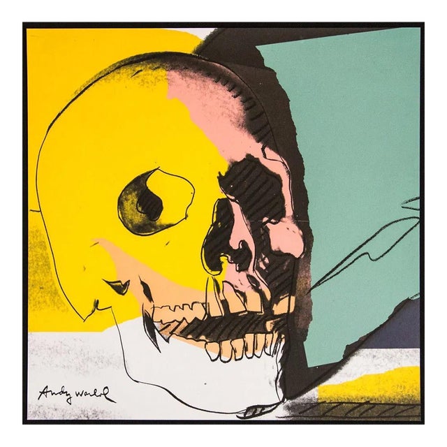 1986 Carnegie Museum of Art After Andy Warhol "Skull" Lithograph For Sale