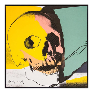 1986 Carnegie Museum of Art After Andy Warhol "Skull" Lithograph