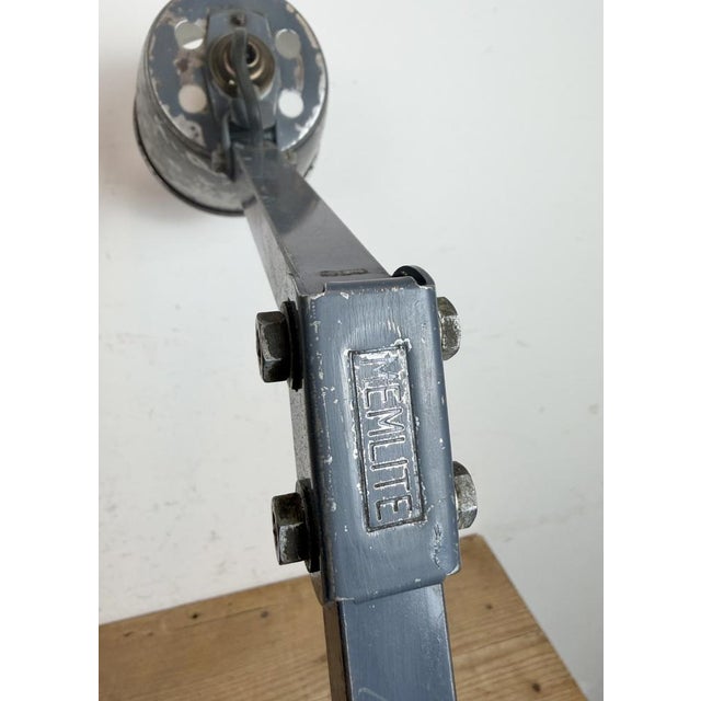 Vintage Industrial Adjustable Table Lamp from Memlite, 1960s For Sale - Image 15 of 18