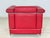 Carat Club Chair in Red Leather from Züco For Sale - Image 10 of 13
