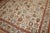 1920s Persian tabriz rug with an all over design with slate , brown and gray accents on a khaki color ground