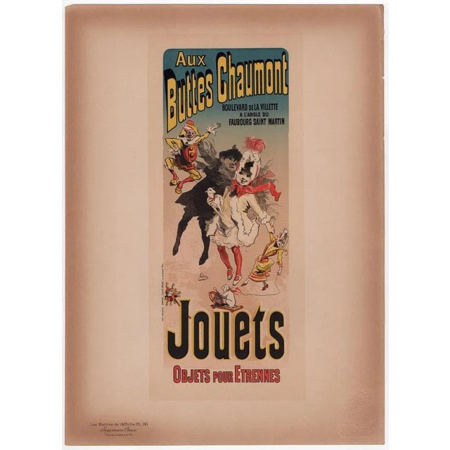 J. Chéret, Aux Buttes Chaumont from Les Maîtres de L'Affiche, 1898, Original Lithograph For Sale - Image 7 of 13