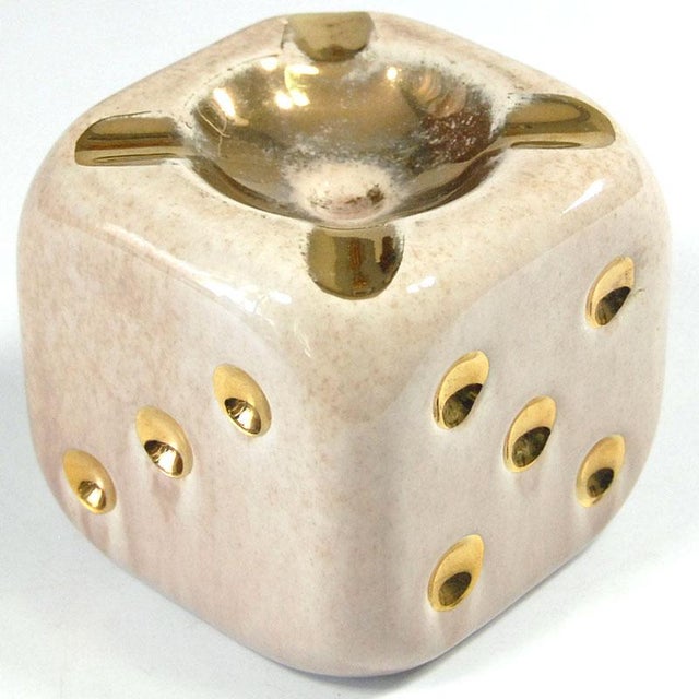 Vintage French Pottery Ashtray from Vallauris, 1960s For Sale - Image 6 of 9