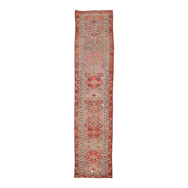 Mid 20th Century Vintage Wool Runner For Sale