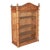 19th Century French Faux Bamboo Vitrine or Wall Cabinet For Sale