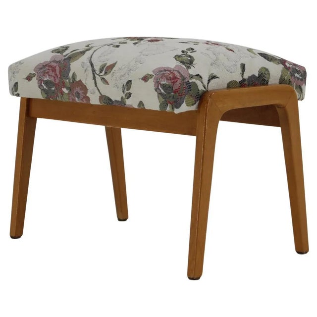 Beech Stool, Czechoslovakia, 1970s For Sale - Image 9 of 9