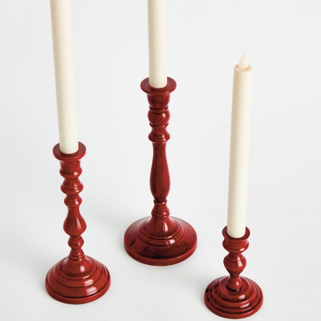 Contemporary Hugh Taper Holders, Set Of 3 For Sale - Image 3 of 3