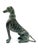 Art Deco Bronze Greyhound Sculptures by Jules Edmond Masson, France, 1930 For Sale - Image 9 of 18