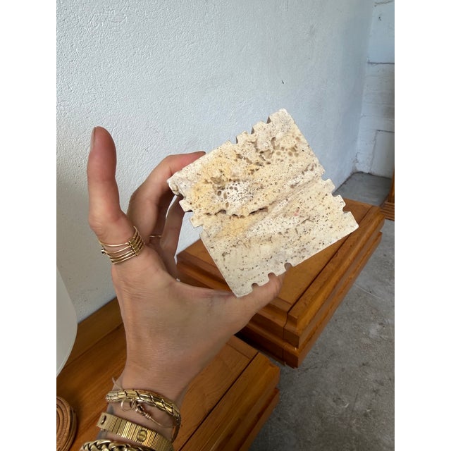 Travertine Ashtray from Fratelli Mannelli, 1970 For Sale - Image 13 of 16