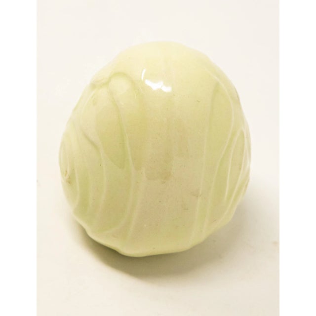 Ceramic Mid 20th Century Glazed Ceramic Eggs- Set of 2 For Sale - Image 7 of 13