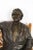 Vintage Life Size Sculpture of Albert Einstein on a Garden Bench, 20th Century, Bronze on Teak For Sale - Image 3 of 12