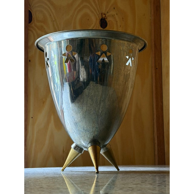 Vintage Ice Bucket & Bowl Set by Alessi Girotondo, 1989, Set of 2 For Sale - Image 10 of 17