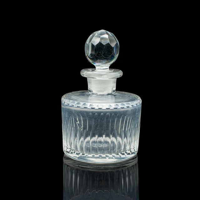 Victorian Antique Perfume Bottle, English, Glass Scent Dispenser, Early Victorian, c.1850 For Sale - Image 3 of 10