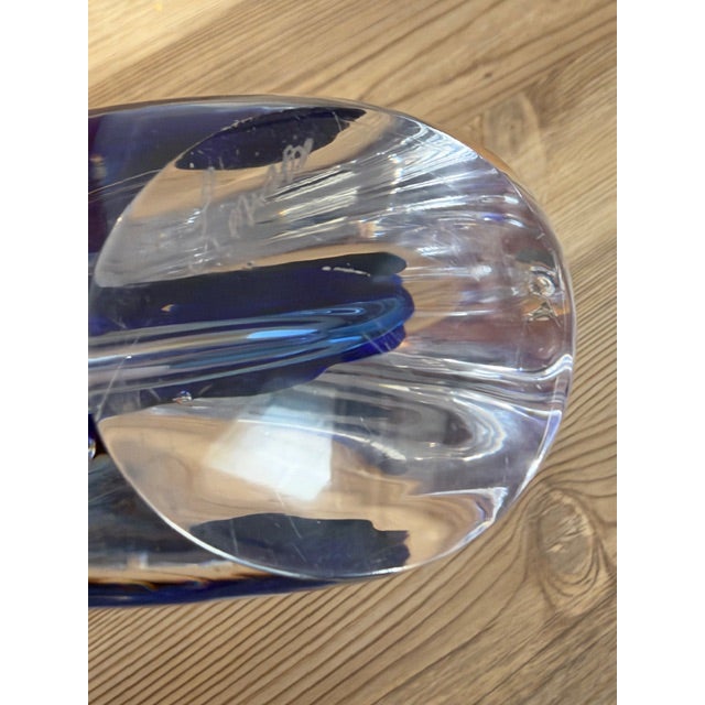 Mid-Century Modern Murano Teardrop Paperweight For Sale - Image 3 of 13