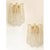 Early 21st Century Italian Gold Wall Sconce with Murano Conchiglie Glass by Simoeng, Set of 4 For Sale - Image 5 of 11