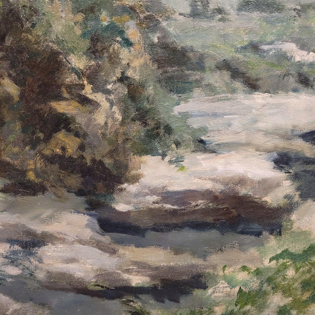 Ricard Arenys Galdón, Landscape with Shepherd, 1950s, Oil on Canvas, Framed For Sale - Image 11 of 18