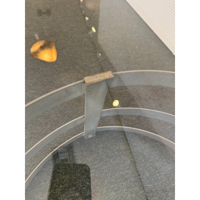 Steel Drum Pedestal Coffee Table For Sale - Image 11 of 12