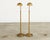 Pair of Patinated Brass Adjustable Pharmacy Floor Lamps For Sale - Image 4 of 16